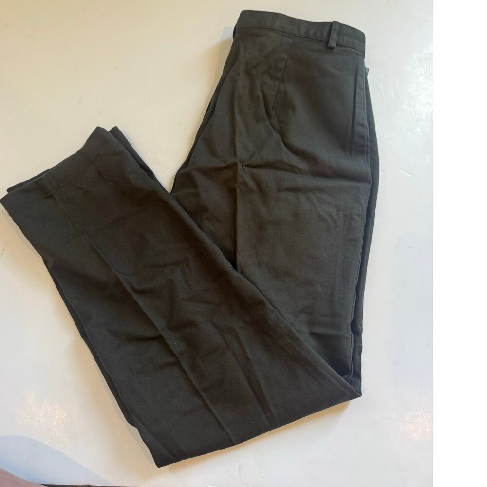 NWT Vtg Dockers Khakis For Women Stretch Pants Grayish Green Sz 12 Medium